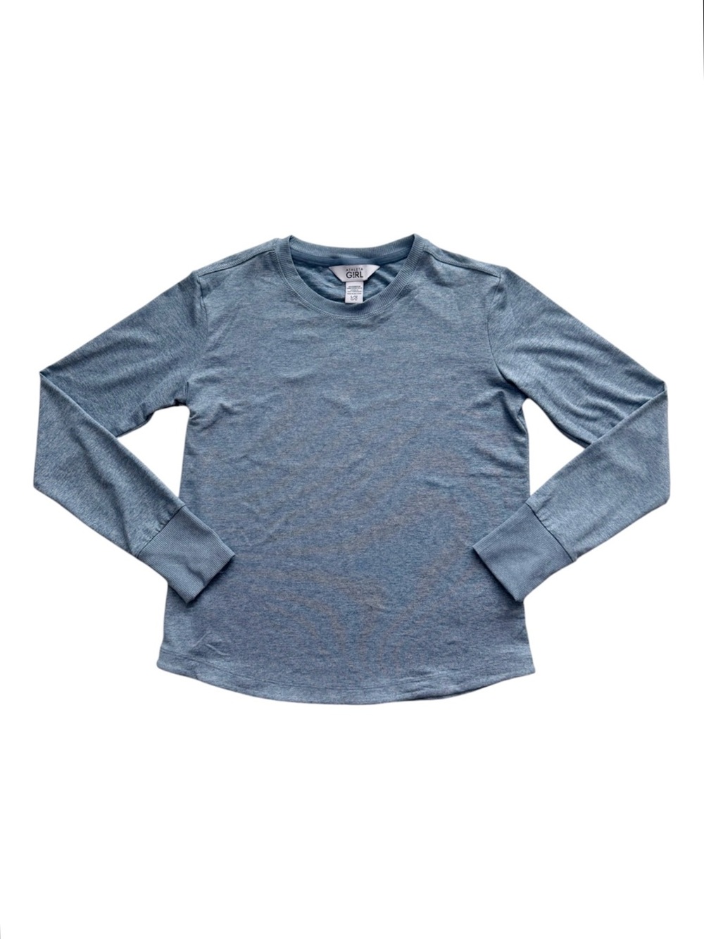 Athleta Girl Uptempo 2.0 Top Heather Blue Size L (12)